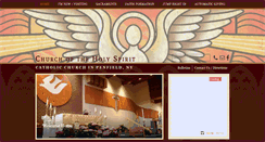 Desktop Screenshot of churchofholyspiritwebster.org